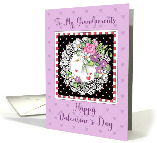 To My Grandparents Happy Valentine's Day with Watercolor... (1684314)