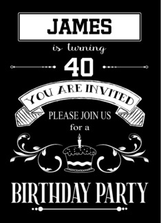 Birthday Invitation...