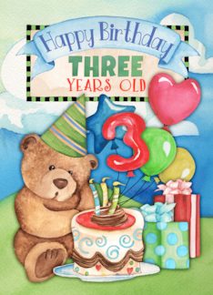 Happy Birthday Three...