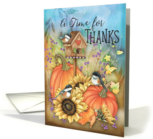 Thanksgiving General Blessings with Pumpkins Sunflowers... (1778506)