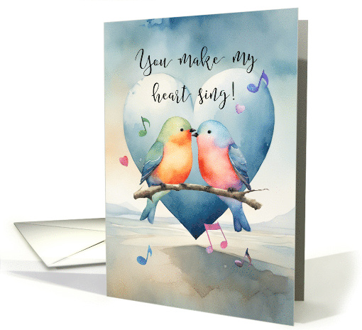 Friend or Lover Makes the Heart Sing from the First Day card (1851884)