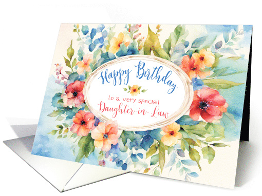 Birthday for Daughter in Law with Bright and Modern... (1886552)