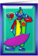 Clown Greeting Card