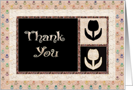 Tulip Thank You Card