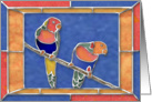 Parrots card