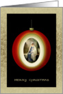 Madonna Christmas Ornament card