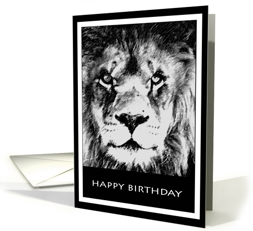 Leo Birthday card (79043)