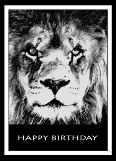 Leo Birthday Card