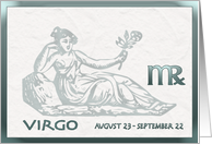 Virgo Birthday Card