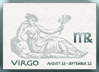 Virgo Birthday Card