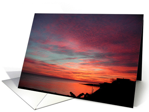 Winter Sunrise card (79107)
