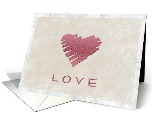 Love Note card (79452)