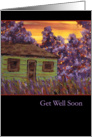 House in the Grass Get Well Soon Card