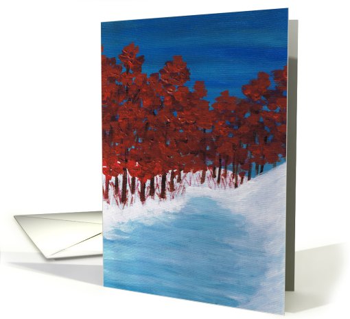 Snow in the Forest Christmas card (108466)