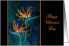 Birds of Paradise Valentine’s Day Card