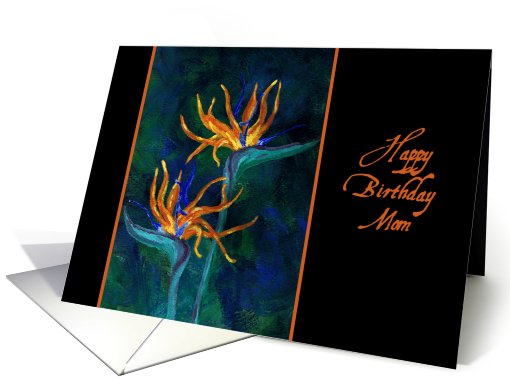 Birds of Paradise Mother's Birthday card (168968)