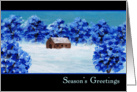 Barn in the Snow Season’s Greetings Card