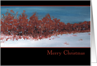 Early Winter Merry Christmas Card