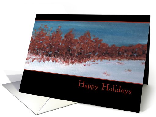 Early Winter Happy Holidays card (520349)