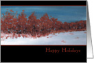 Early Winter Happy Holidays Card