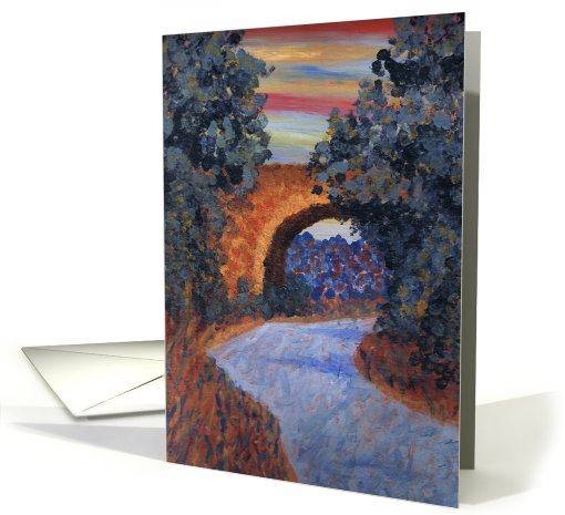 Hidden Bridge Birthday card (76850)