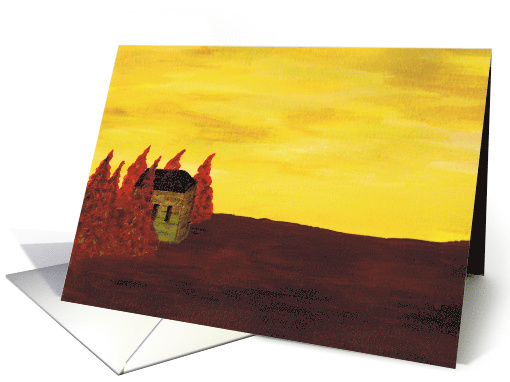 House in the Trees Birthday card (79438)
