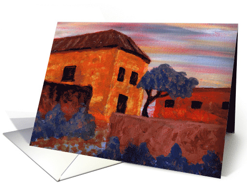 Houses Thank You card (80172)