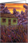House in Long Grass Thank You Card