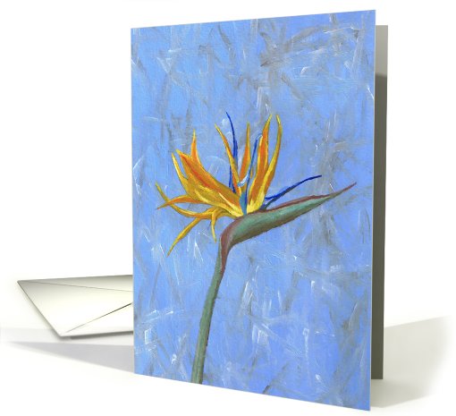 Bird of Paradise Birthday card (80900)