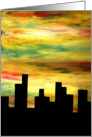 City Silhouette Thank You Card