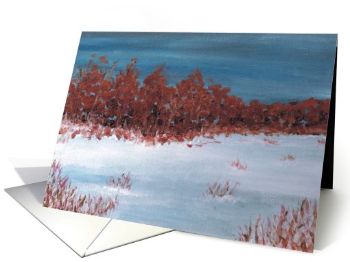 Early Winter Thank You card (97771)