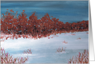 Early Winter Thank You Card