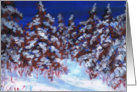 Snowy Forest Blank Card