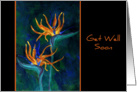 Birds of Paradise Get Well Soon Card