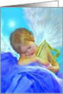 Angels sing to God card