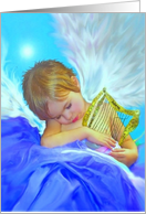 Angels sing to God card