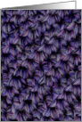 Crochet Blues (singing the blues) card