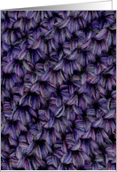 Crochet Blues (blank) card