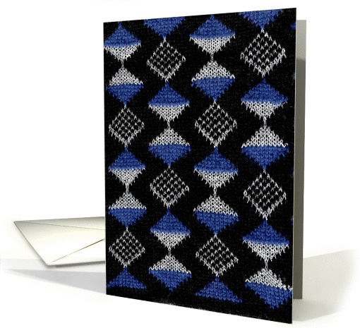 Knitted Decorations (please come to a party) card (86264)