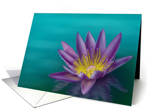 waterlily card (121523)