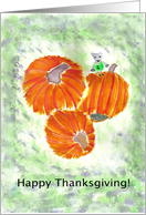 Thanksgiving Pumpkins card