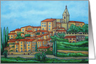 Colours of Crillon-le-Brave, Provence Blank Greeting card