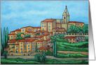 Colours of Crillon-le-Brave, Provence Bon Voyage card