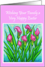 Happy Easter Family card
