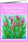 Happy Easter Family card