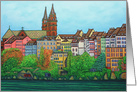 Colours of Basel, Switzerland Bon Voyage card