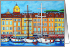 Colors of Saint-Tropez Blank card