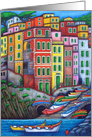 Colourful Riomaggiore, Cinque Terre Blank Greeting card