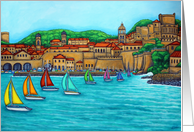 Dubrovnik Regatta Blank Greeting card