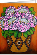 Kings of the Cape - Protea Greeting Blank card